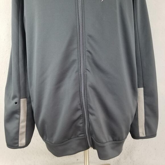 Tampa Bay Lightning Jacket Mens 2XL Gray NHL Hockey Full Zip Track Antigua - Picture 3 of 14